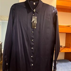 Satin Silk Women Shirt